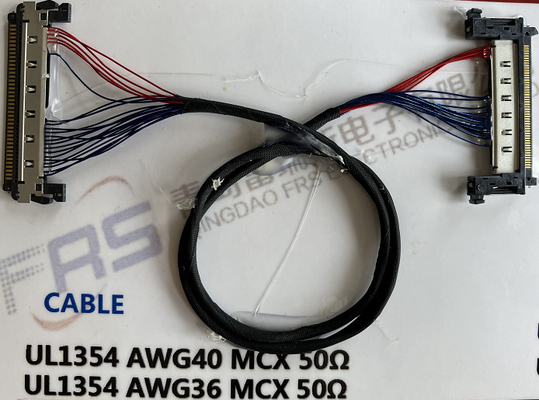 صفحه نمایش لپ تاپ 0.3 میلی متری سیم مهار 30AWG 20 پین LVDS