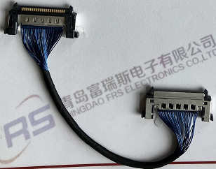 سیم مهار 41 پین LVDS Awg36 Single Shield کابل برای صفحه نمایش ال ای دی ال سی دی