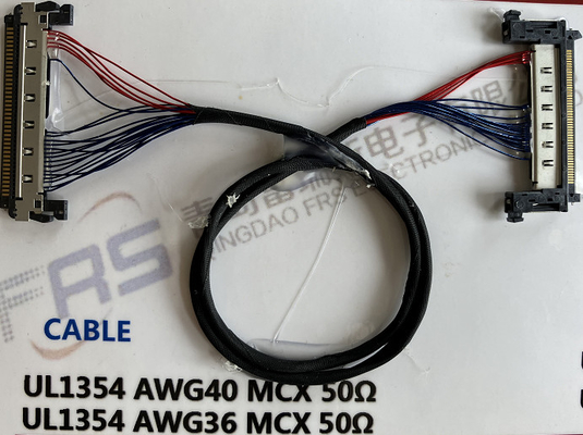 کابل اتصال 0.8 میلی متری Awg40 LVDS 30 پین مهار سیم 180 میلی متری
