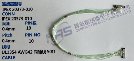 0.5mm GPS LVDS سیم مهار 220mm مونتاژ کابل خودرو