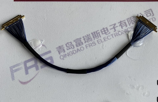 مجموعه کابل 250 میلی متری کانکتور LVDS 30 پین Micro Coax 40awg