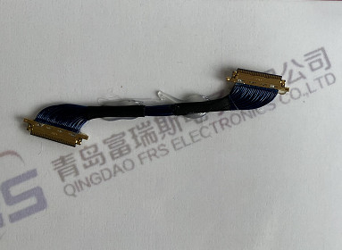 ژاکت مشکی بسیار نازک 30 پین 50 پین سیم کش برق 0.4 میلی متر LVDS 40 پین کابل