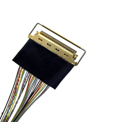 ال سی دی LVDS Wire Harness 240mm 0.5mm Cable 30 Pin Modeling