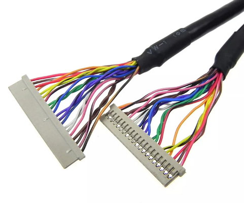 صفحه نمایش لپ تاپ 0.3 میلی متری سیم مهار 30AWG 20 پین LVDS