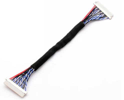 دسته سیم تلویزیون LVDS مشکی، دسته سیم رادیویی 220 میلی متری فوت تلویزیون با کیفیت بالا