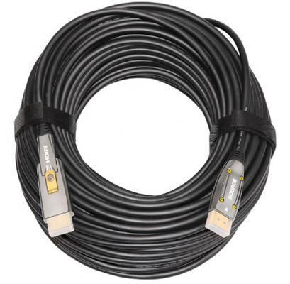 مونتاژ کابل HDMI 48gps 20 تا 100ft 8k Hdmi فیبر نوری