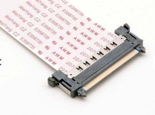 LVDS 400mm FPC کابل تخت، 41-51 پین روبان کابل تخت