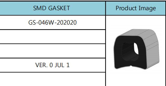 بازیابی الاستیک واشر SMD 20 میلی متری، واشرهای لاستیکی گرد سیلیکونی تخت